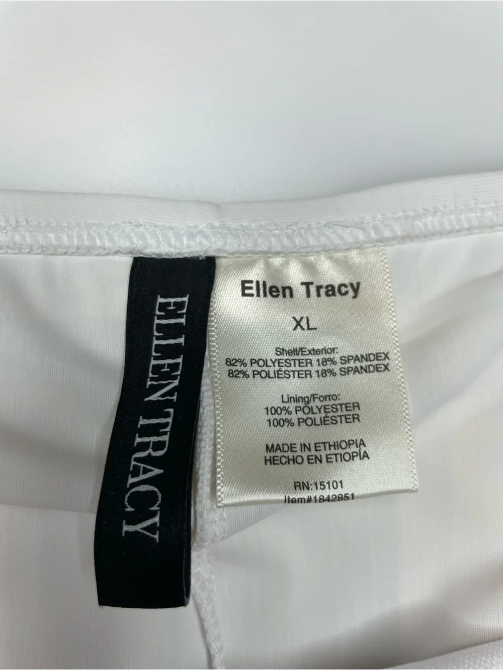 Ellen Tracy 2-piece swim tankini and skort